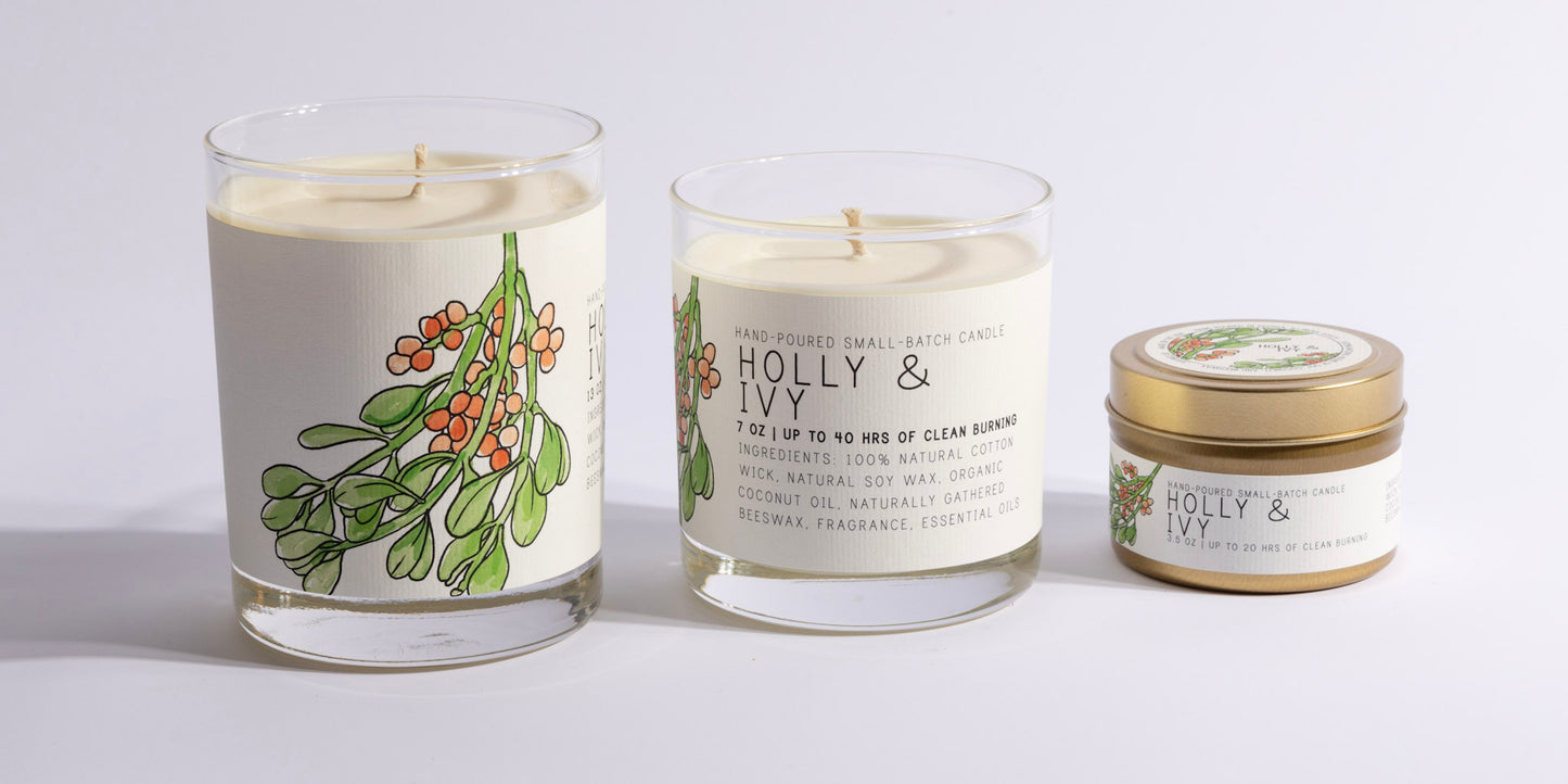 Holly & Ivy - Just Bee Candles