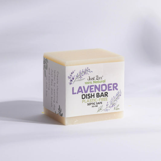 Lavender Dish Bar - Plastic Free by Just Bee Just Bee Cosmetics
