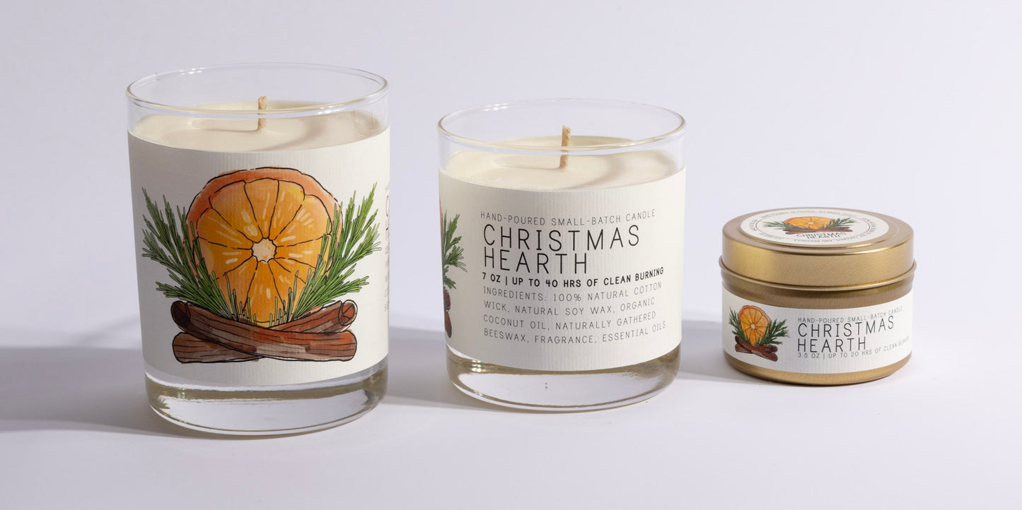 Christmas Hearth - Just Bee Candles