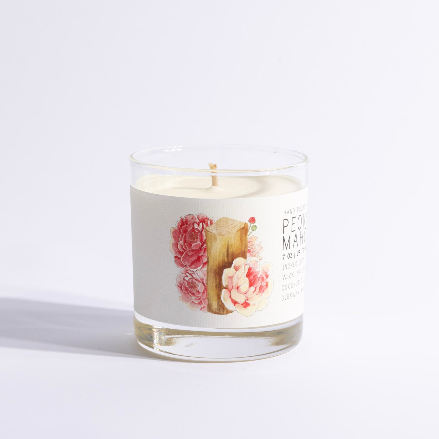 Peony & Mahogany - Just Bee Candle