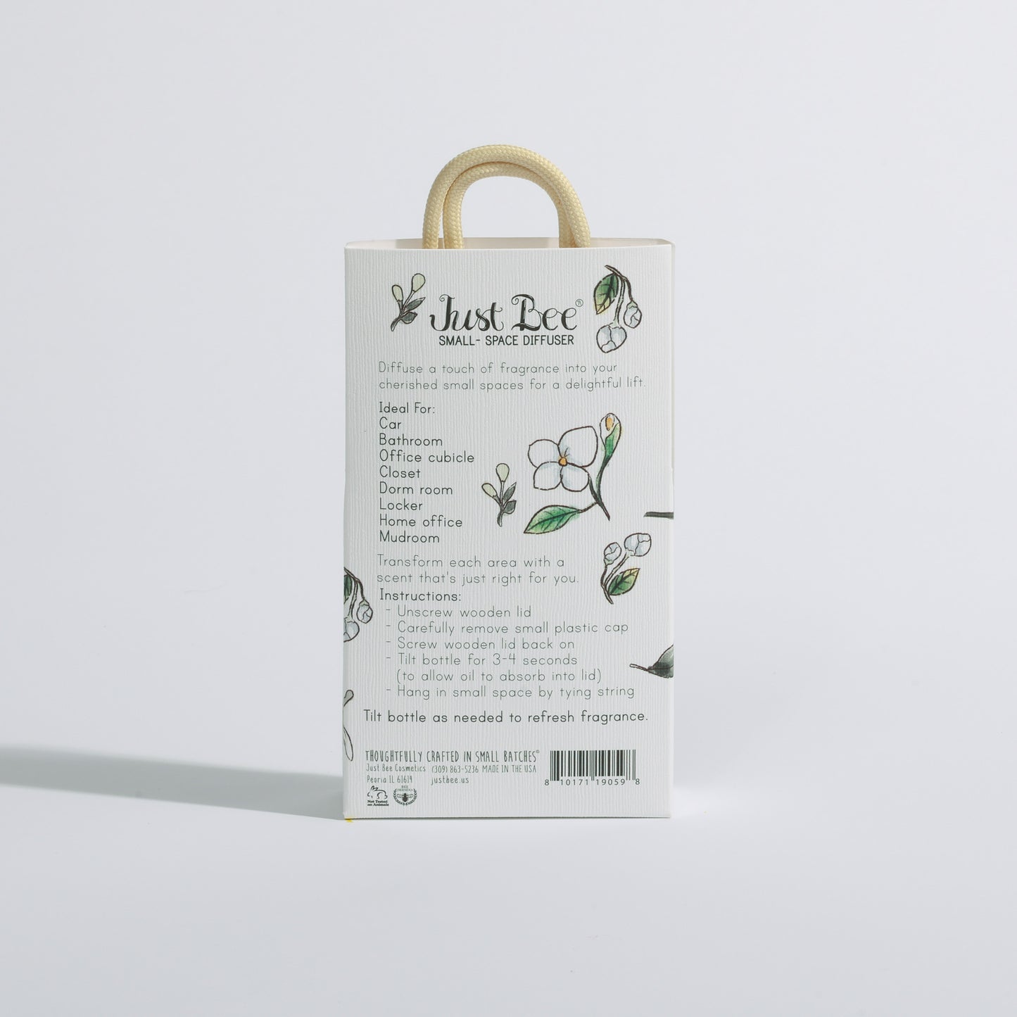 Small-Space Hanging Diffuser - Jasmine & Orange Blossom