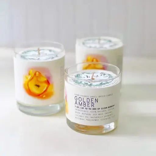 Golden Amber- Just Bee Candles Just Bee Cosmetics