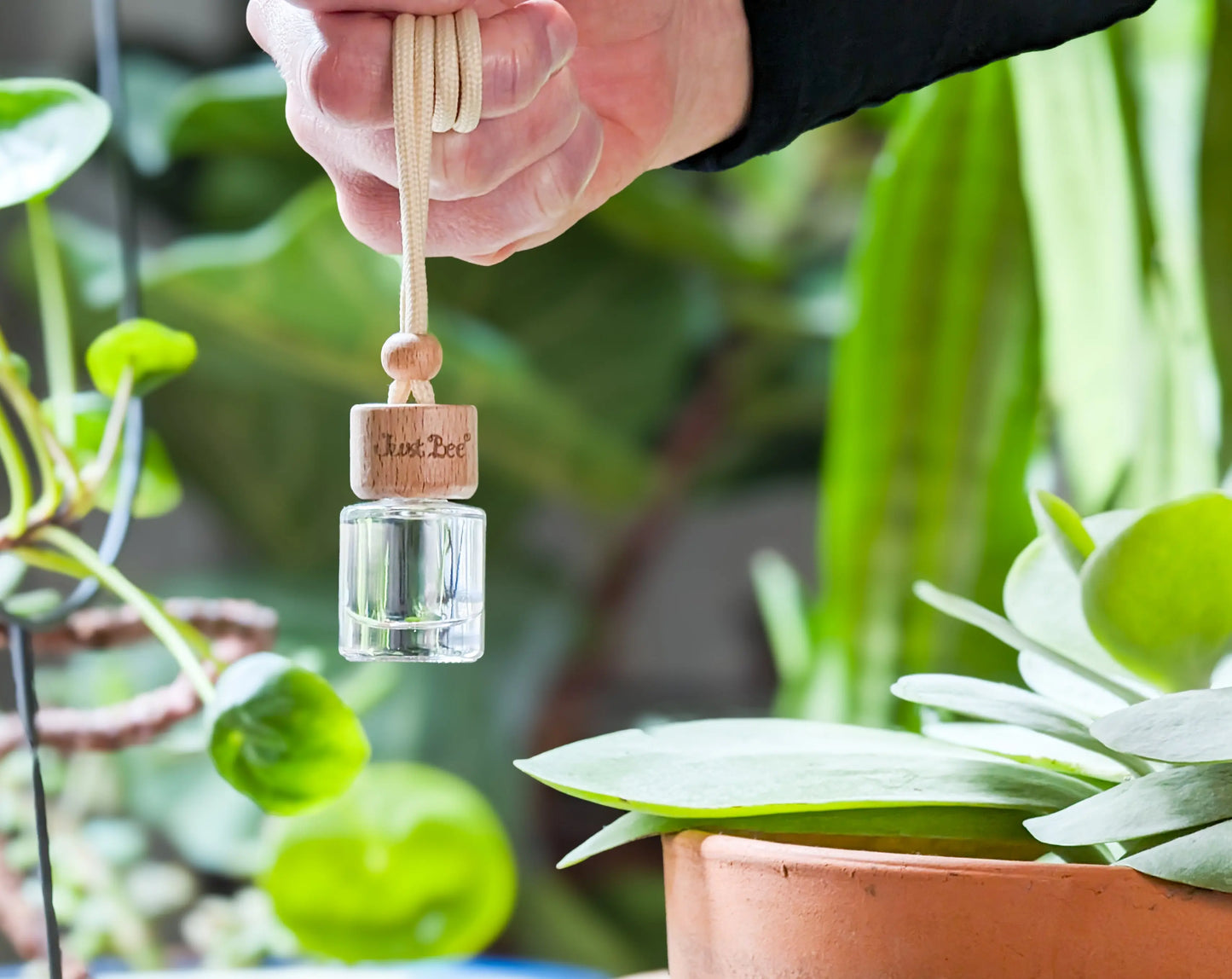 Small-Space Hanging Diffuser - Lavender Fig Just Bee Cosmetics