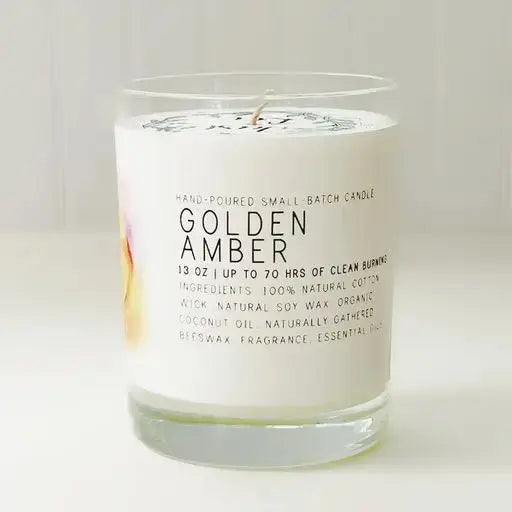 Golden Amber- Just Bee Candles Just Bee Cosmetics