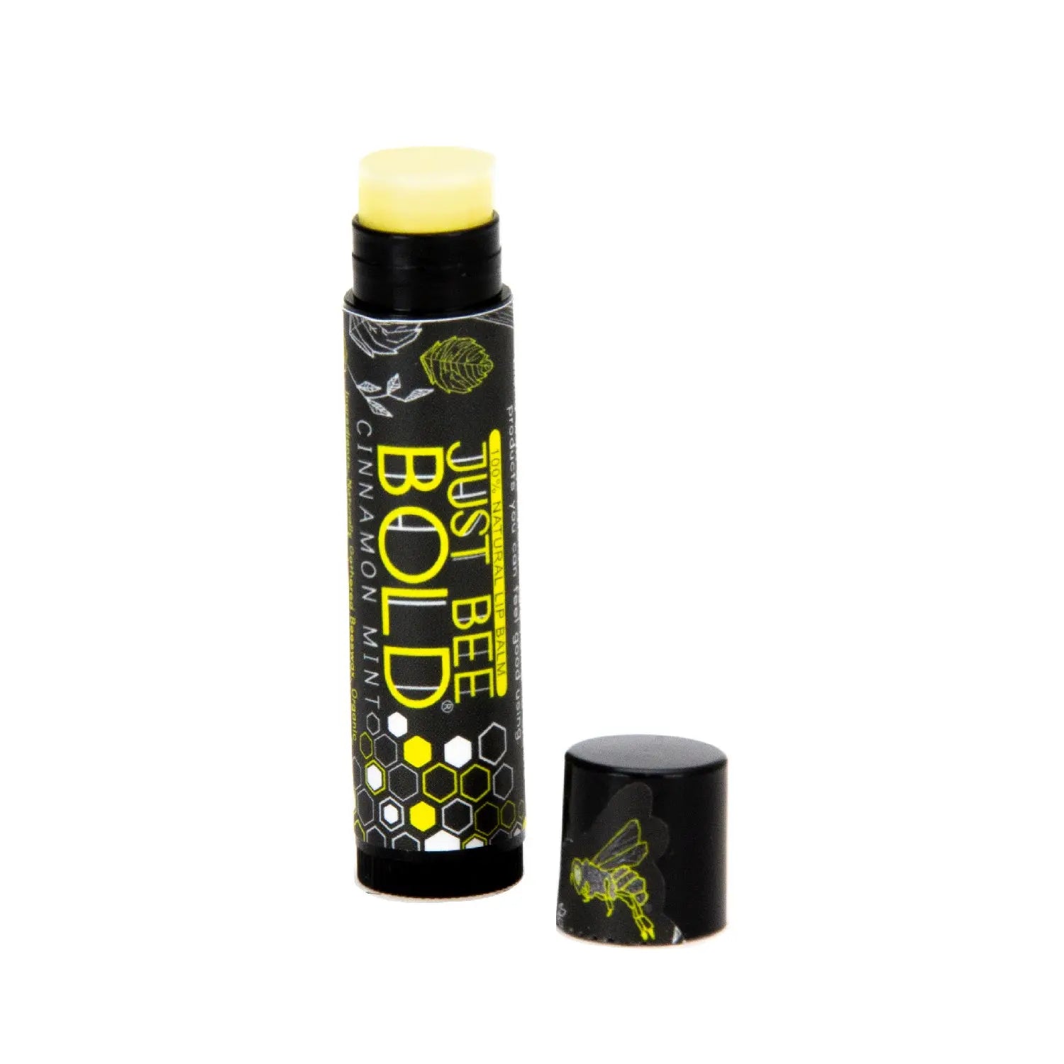 Just Bee Bold Cinnamon Mint - 100% Natural Lip Balm Just Bee Bold