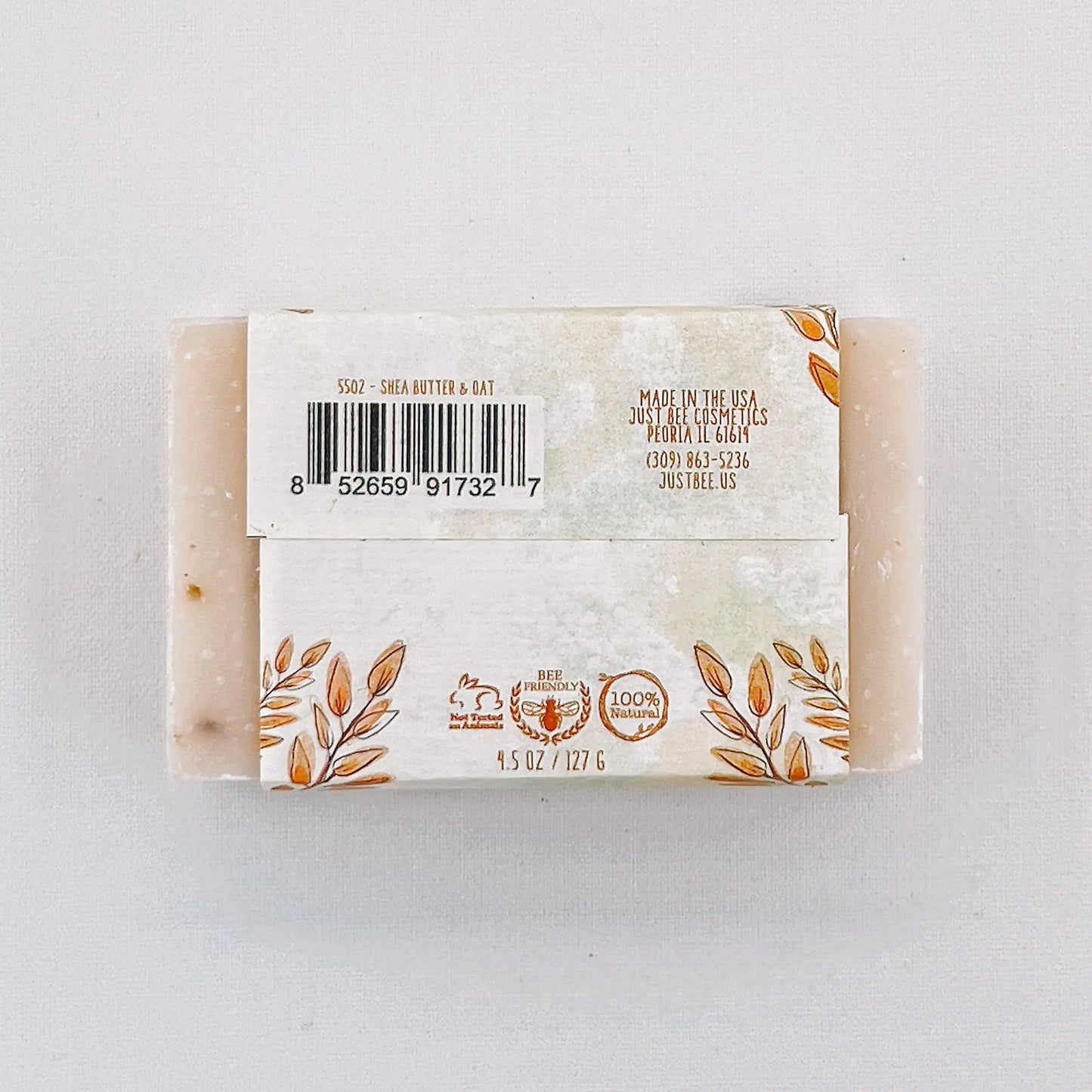 Shea Butter & Oats Soap Just Bee Cosmetics