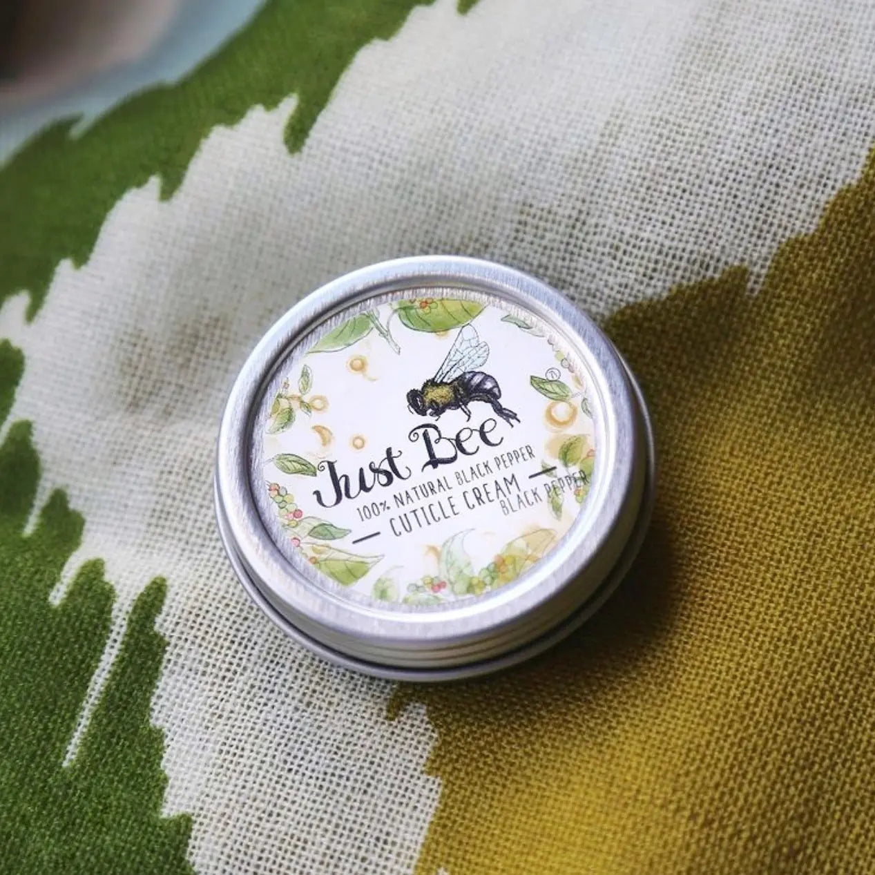 Black Pepper - 100% Natural Cuticle Cream Just Bee Cosmetics