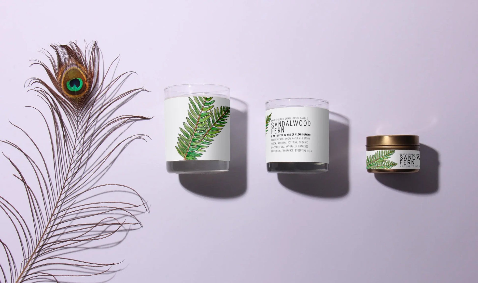 Sandalwood Fern - Just Bee Candles Just Bee Cosmetics