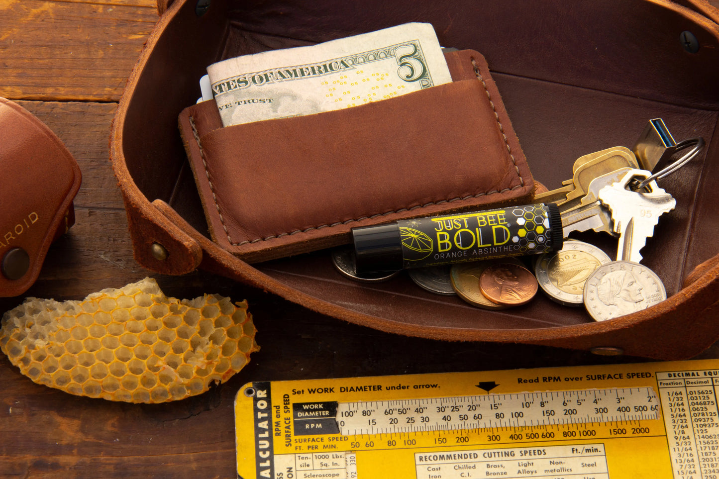 Just Bee Bold Orange Absinthe - 100% Natural Lip Balm Just Bee Bold