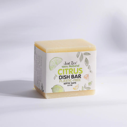 Citrus Dish Bar - Plastic Free by Just Bee Just Bee Cosmetics