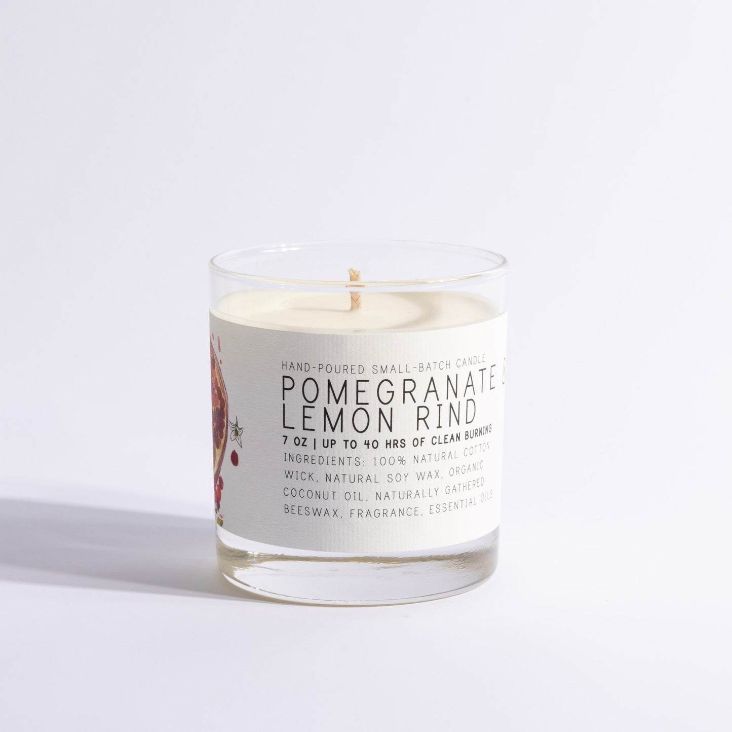 Pomegranate and Lemon Rind - Just Bee Candles