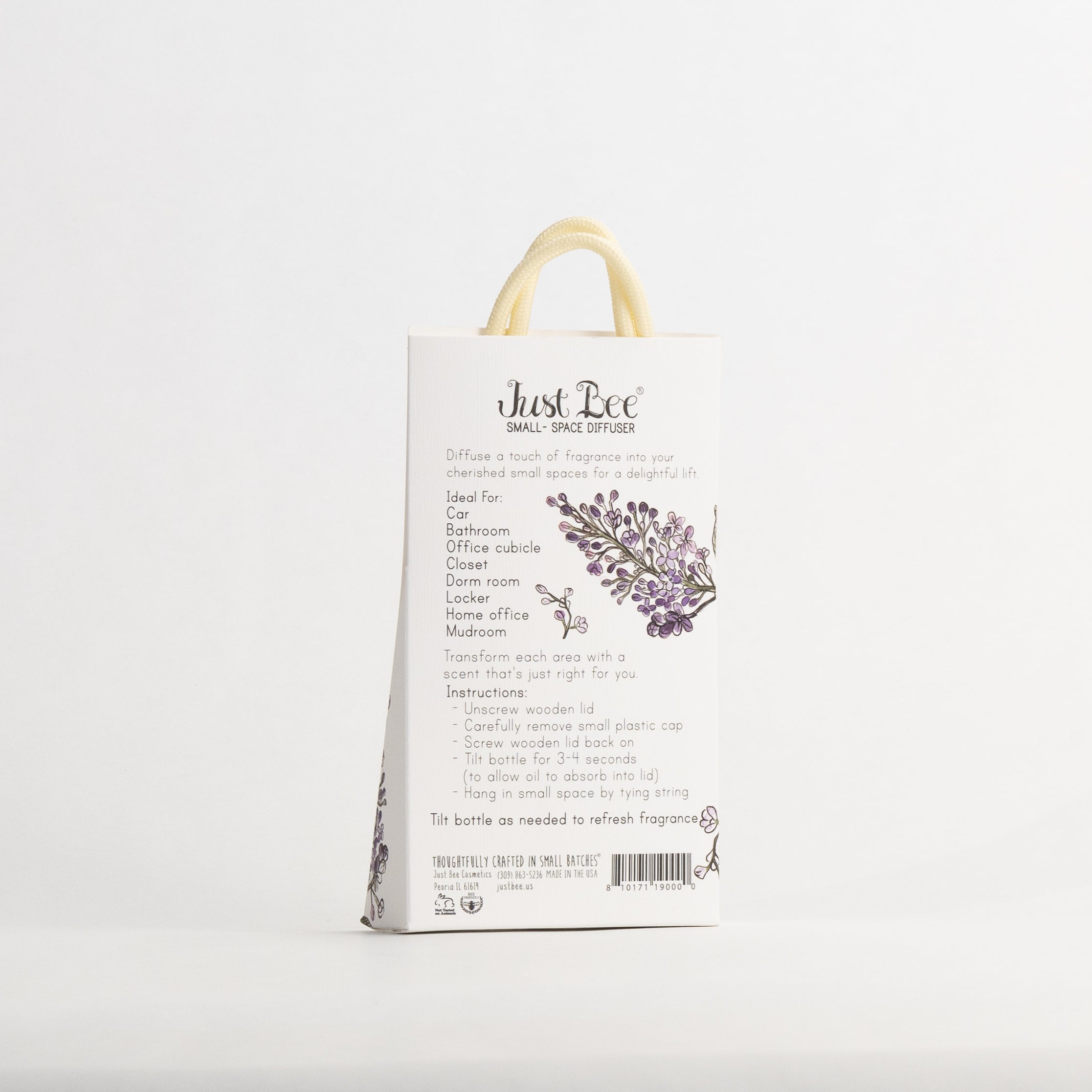 Lilac Hanging Car Diffuser — Cars, Closets & Small Spaces | Just
