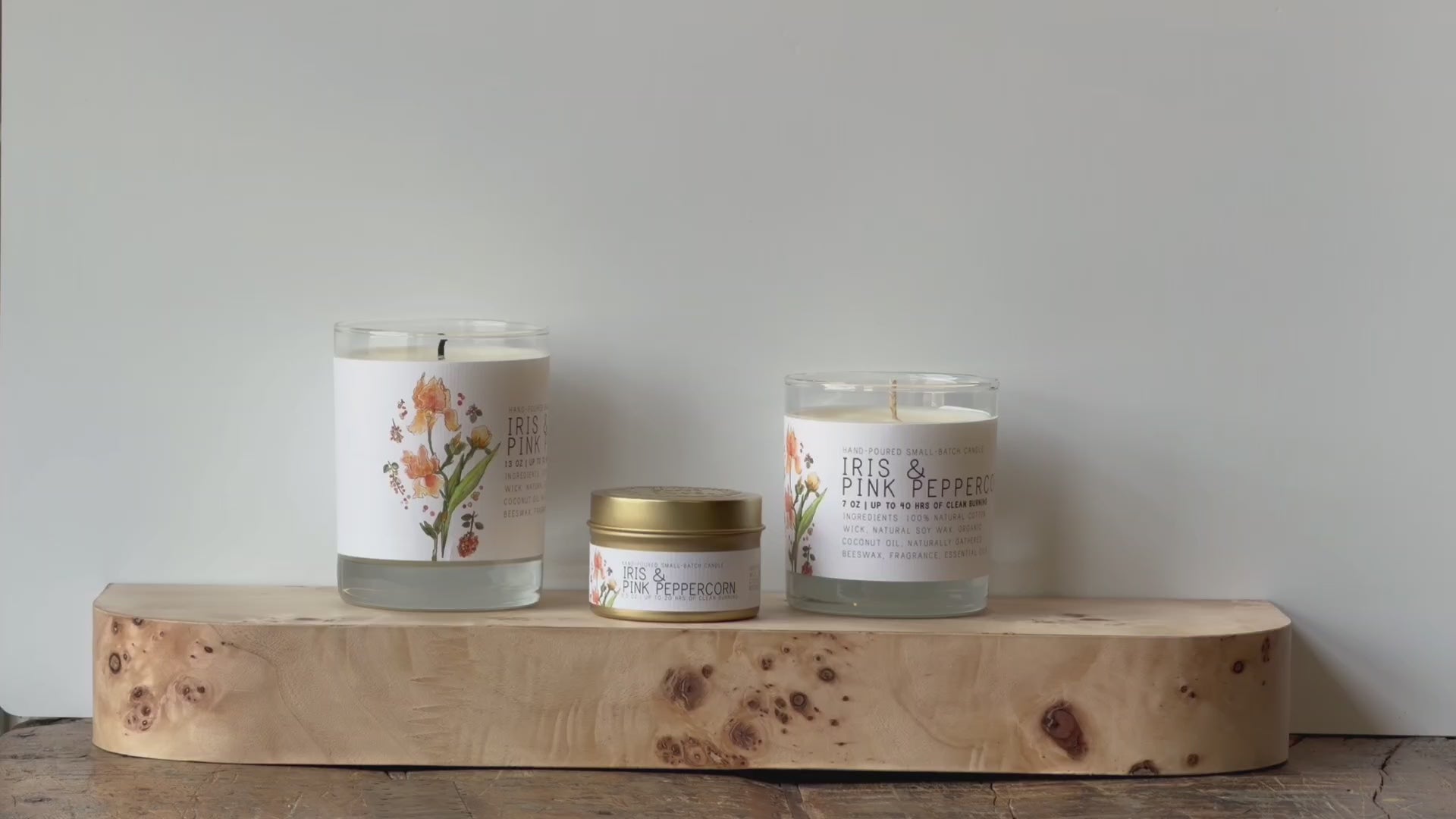 Small-Space Hanging Diffuser - Iris & Pink Peppercorn - Just Bee