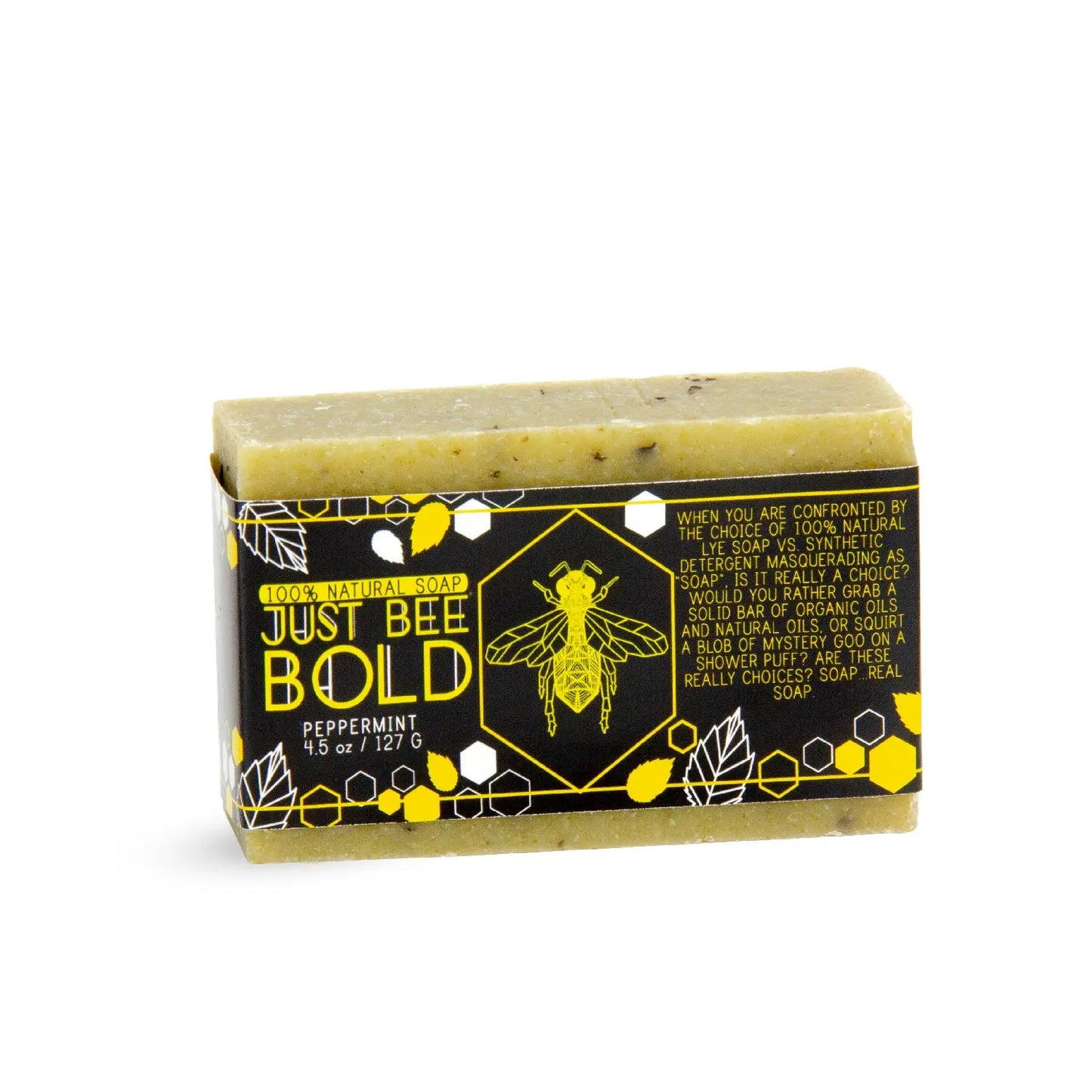 Just Bee Bold Peppermint - 100% Natural Organic Bar Soap Just Bee Bold