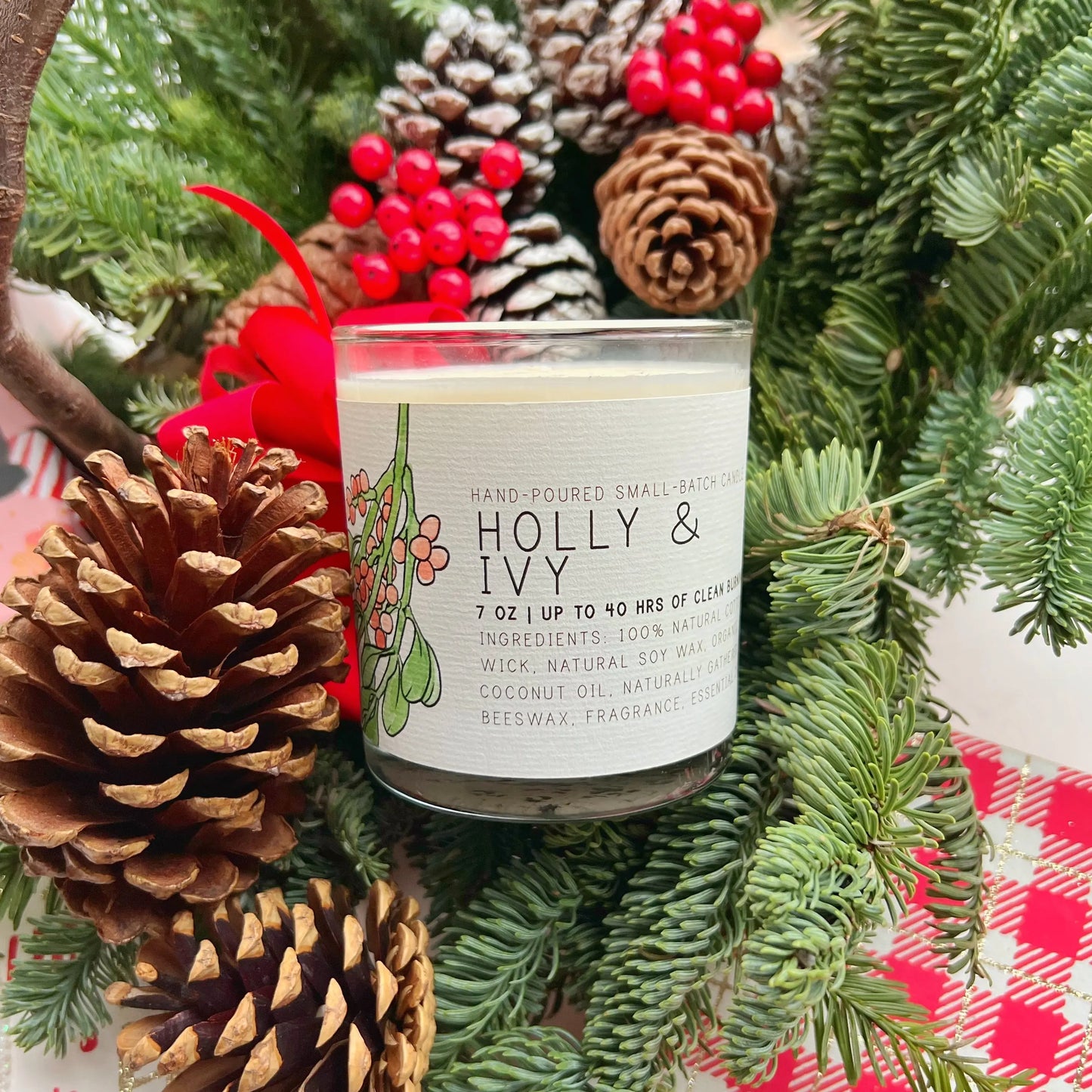 Holly & Ivy - Just Bee Candles Just Bee Cosmetics