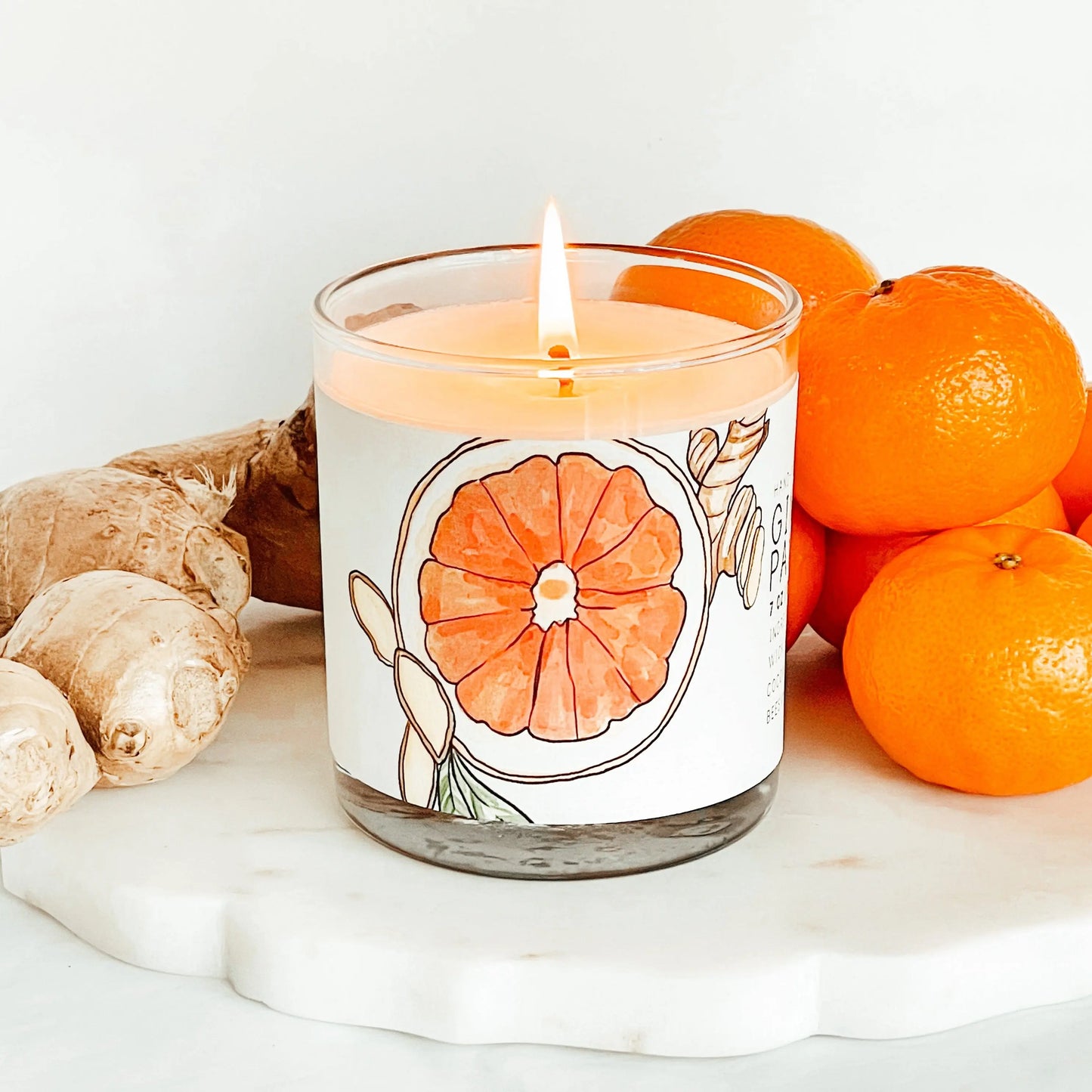 Ginger Pamplemousse - Just Bee Candles Just Bee Cosmetics