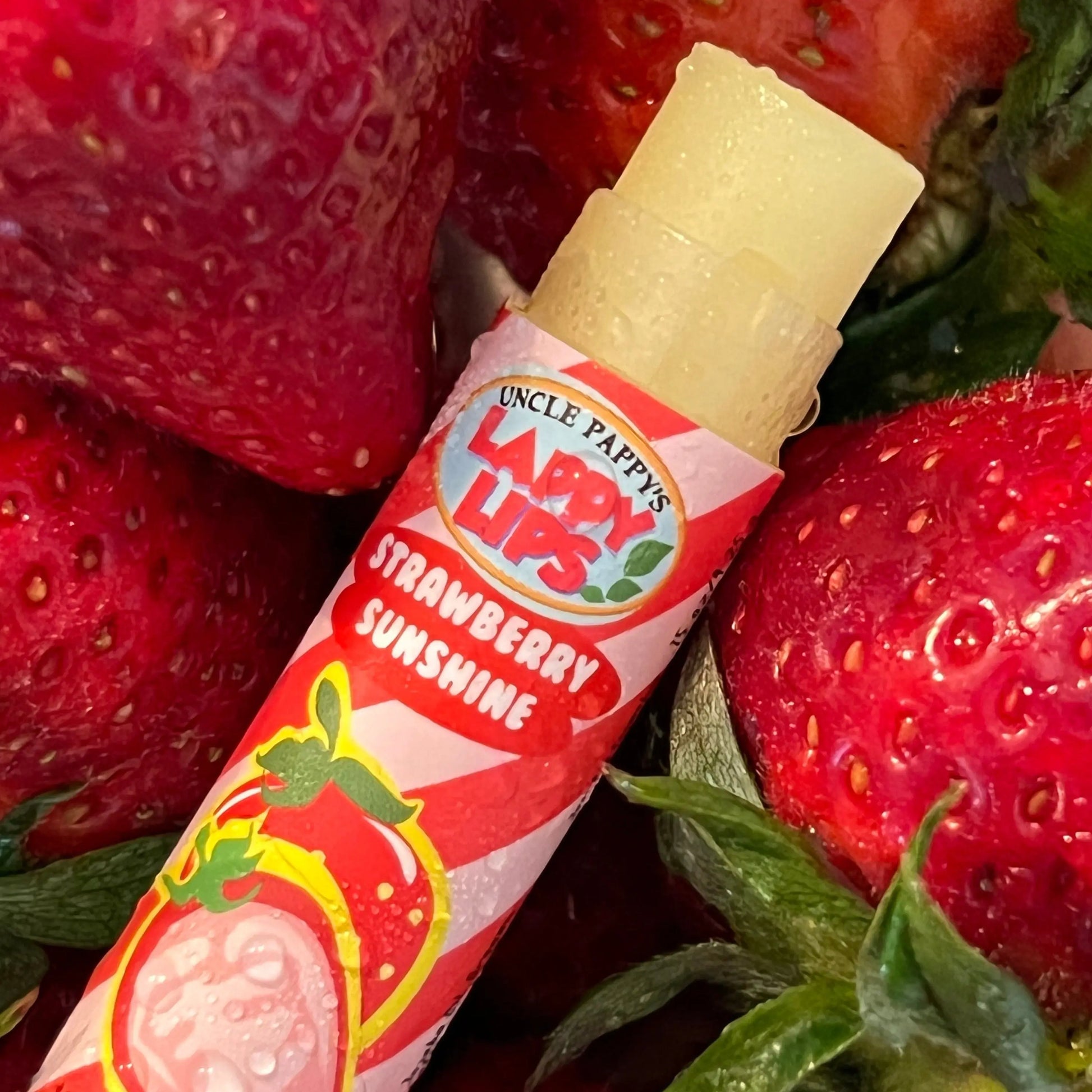 Strawberry Sunshine - Lappy Lips - Just Bee Cosmetics Strawberry Sunshine - Lappy Lips - Just Bee Cosmetics