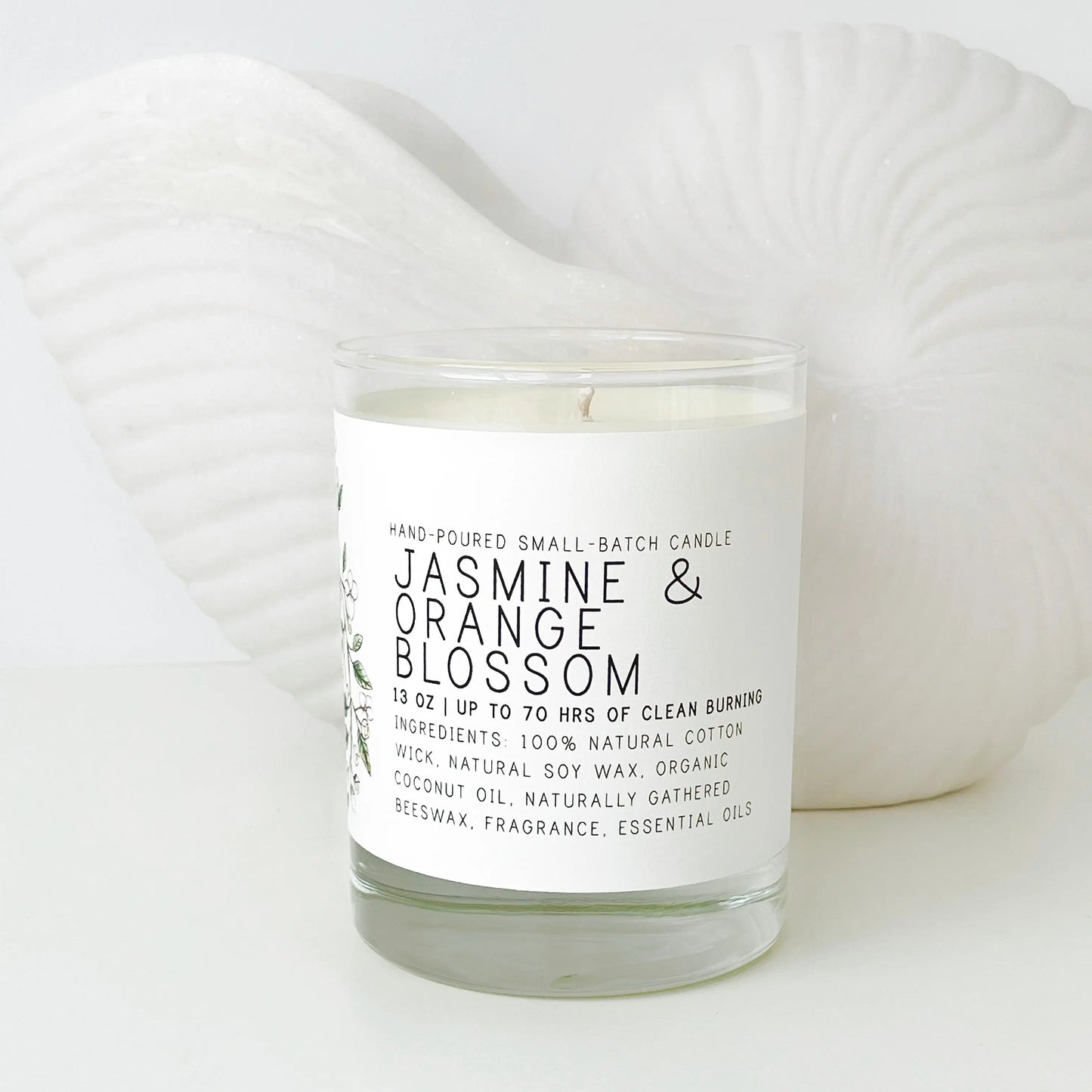 Jasmine and Orange Blossom Candle - Just Bee Candles Just Bee Cosmetics