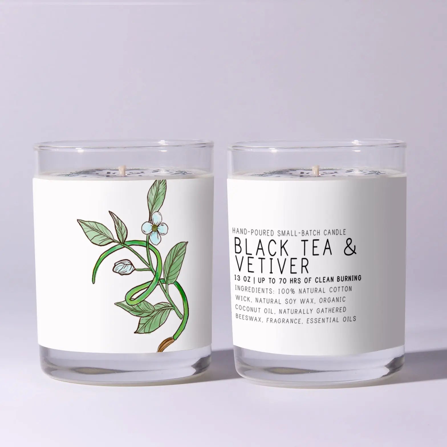 Black Tea Vetiver - Just Bee Candles Just Bee Cosmetics